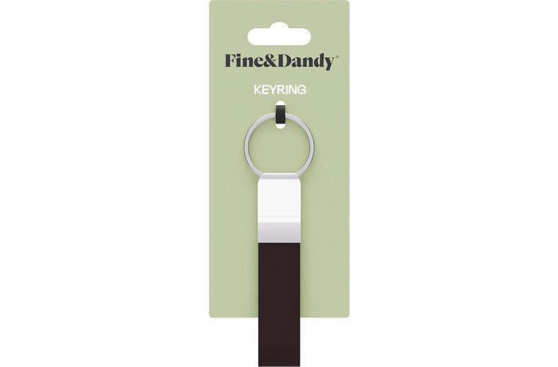 Fine & Dandy Slim Leather Fob Brown Fine & Dandy Slim Leather Fob Brown