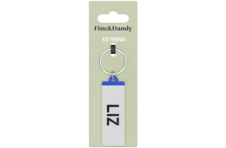 Fine and Dandy Liz Number Plate Keyring Fine and Dandy Liz Number Plate Keyring