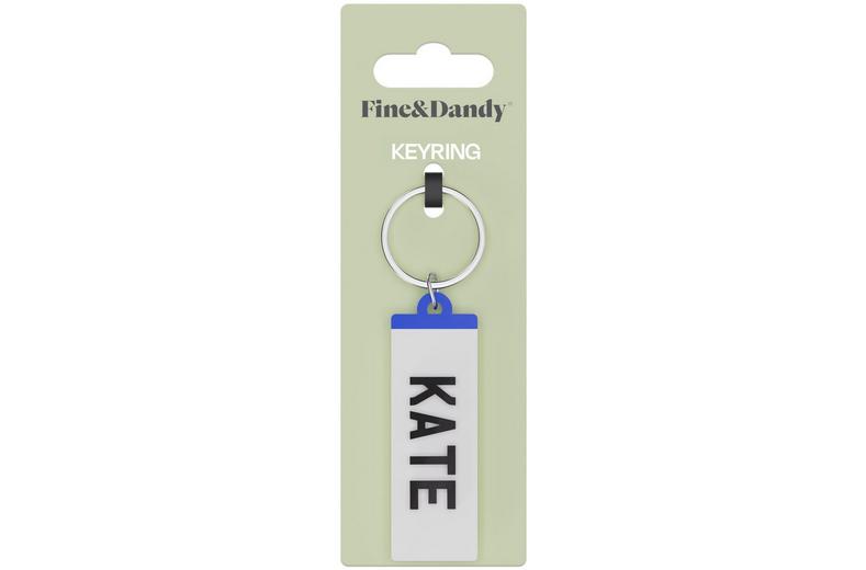 Fine and Dandy Kate Number Plate Keyring Fine and Dandy Kate Number Plate Keyring
