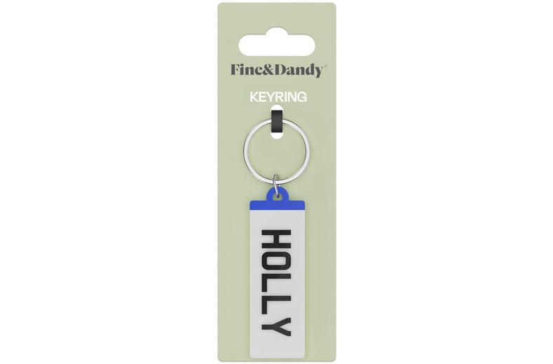 Fine and Dandy Holly Number Plate Keyring Fine and Dandy Holly Number Plate Keyring