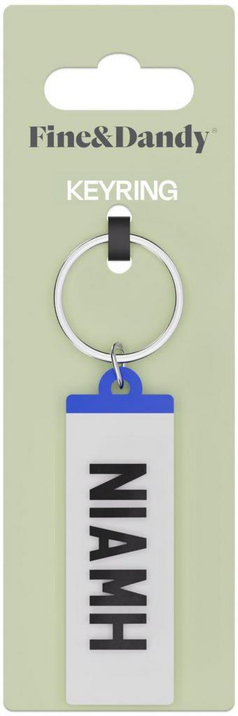 Fine and Dandy Niamh Number Plate Keyring