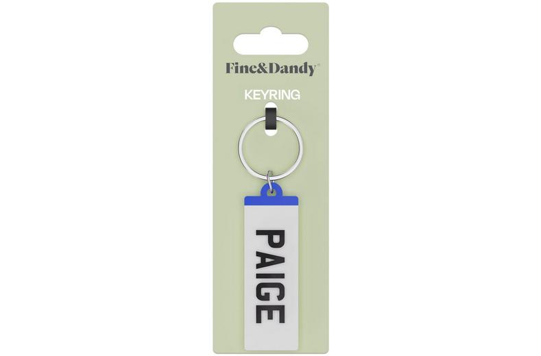 Fine and Dandy Paige Number Plate Keyring Fine and Dandy Paige Number Plate Keyring