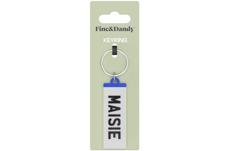 Fine and Dandy Maisie Number Plate Keyring Fine and Dandy Maisie Number Plate Keyring