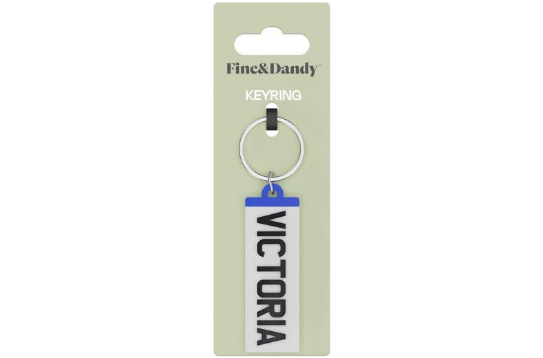 Fine and Dandy Victoria Number Plate Keyring Fine and Dandy Victoria Number Plate Keyring