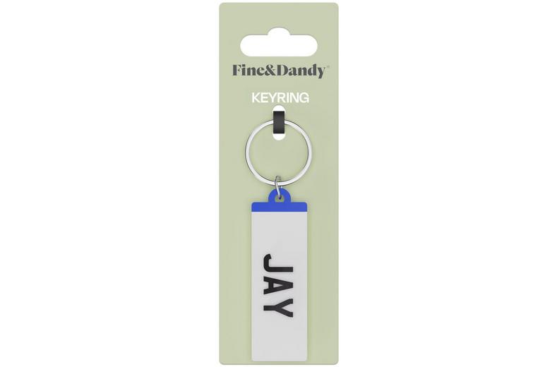 Fine and Dandy Jay Number Plate Keyring Fine and Dandy Jay Number Plate Keyring