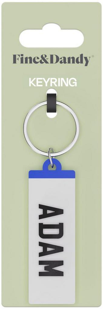 Fine and Dandy Adam Number Plate Keyring