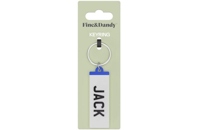 Fine and Dandy Jack Number Plate Keyring Fine and Dandy Jack Number Plate Keyring
