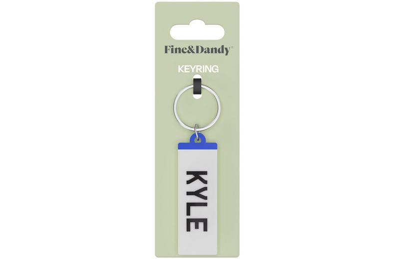 Fine and Dandy Kyle Number Plate Keyring Fine and Dandy Kyle Number Plate Keyring