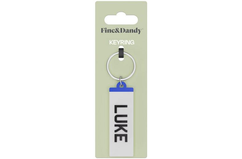 Fine and Dandy Luke Number Plate Keyring Fine and Dandy Luke Number Plate Keyring
