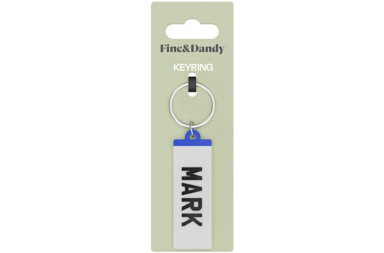Fine and Dandy Mark Number Plate Keyring Fine and Dandy Mark Number Plate Keyring