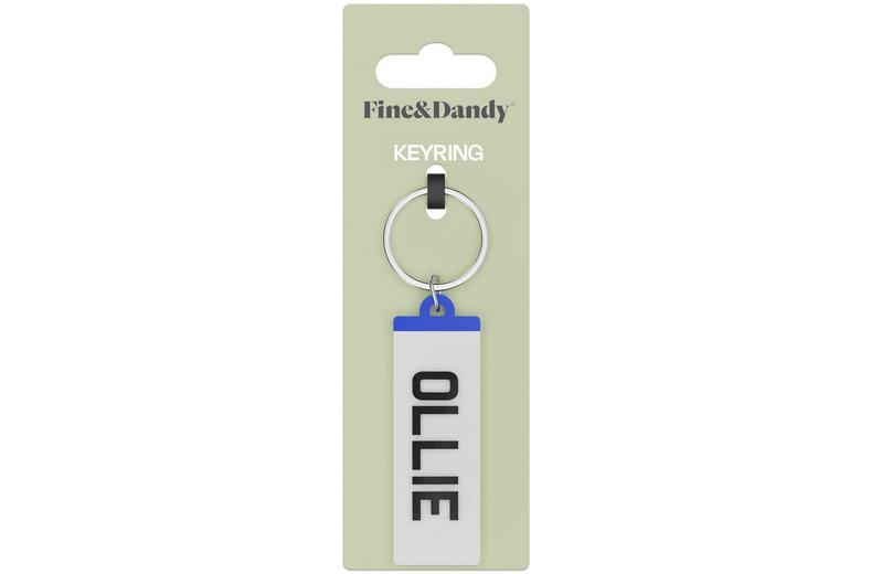 Fine and Dandy Ollie Number Plate Keyring Fine and Dandy Ollie Number Plate Keyring