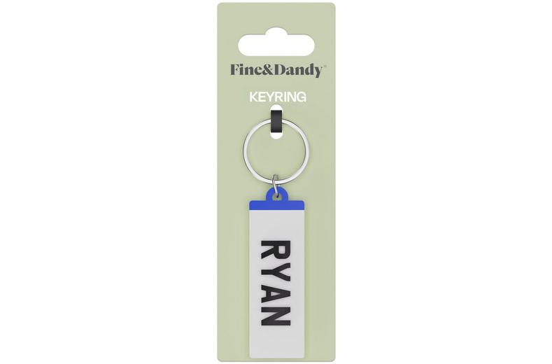 Fine and Dandy Ryan Number Plate Keyring Fine and Dandy Ryan Number Plate Keyring
