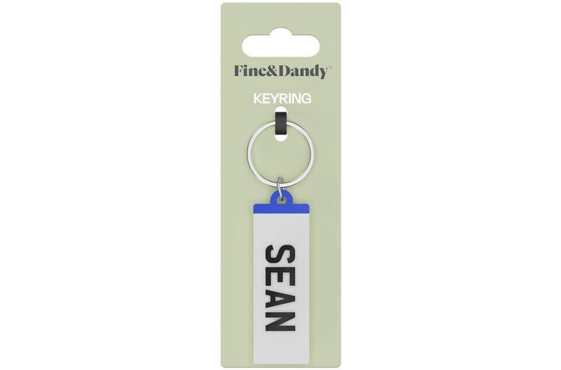 Fine and Dandy Sean Number Plate Keyring Fine and Dandy Sean Number Plate Keyring