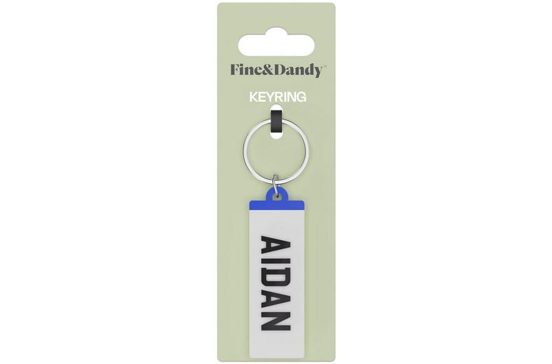 Fine and Dandy Aidan Number Plate Keyring Fine and Dandy Aidan Number Plate Keyring