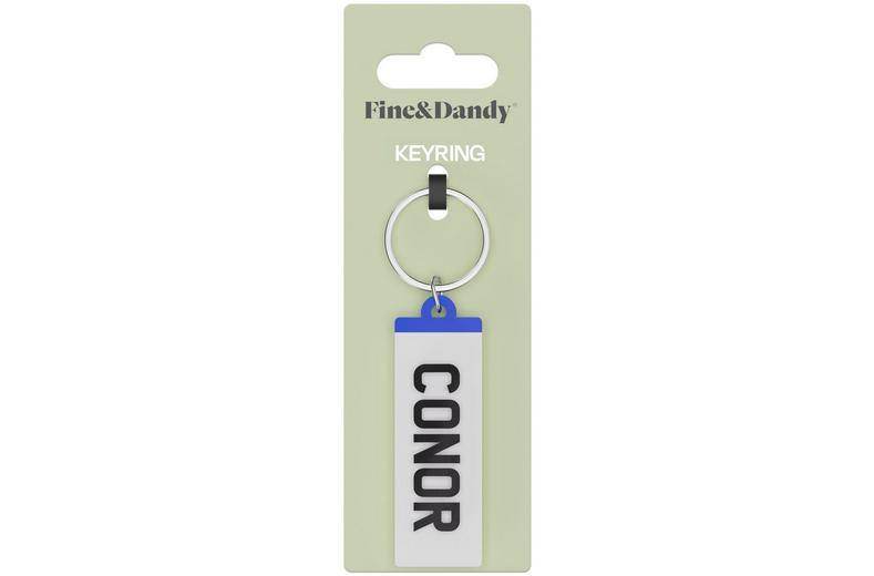 Fine and Dandy Conor Number Plate Keyring Fine and Dandy Conor Number Plate Keyring