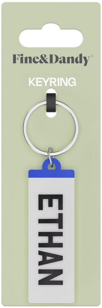 Fine and Dandy Ethan Number Plate Keyring