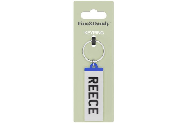 Fine and Dandy Reece Number Plate Keyring Fine and Dandy Reece Number Plate Keyring