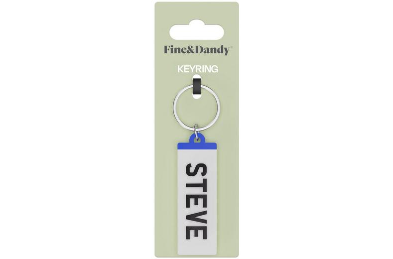 Fine and Dandy Steve Number Plate Keyring Fine and Dandy Steve Number Plate Keyring