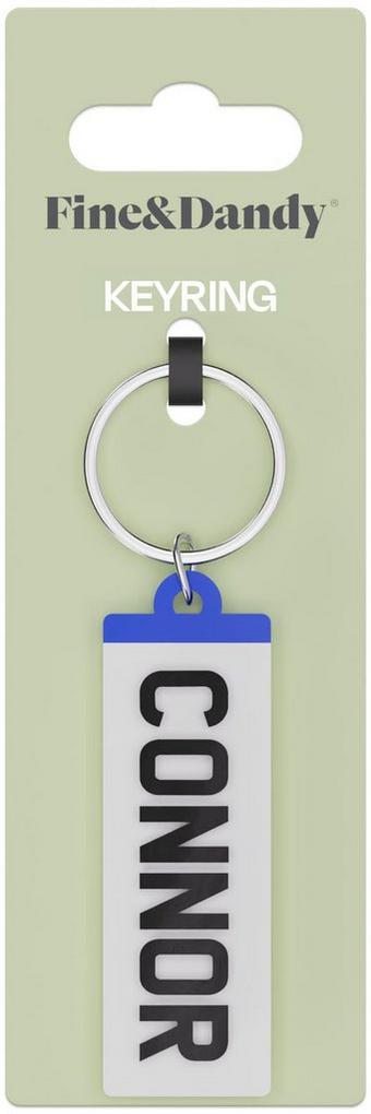 Fine and Dandy Connor Number Plate Keyring