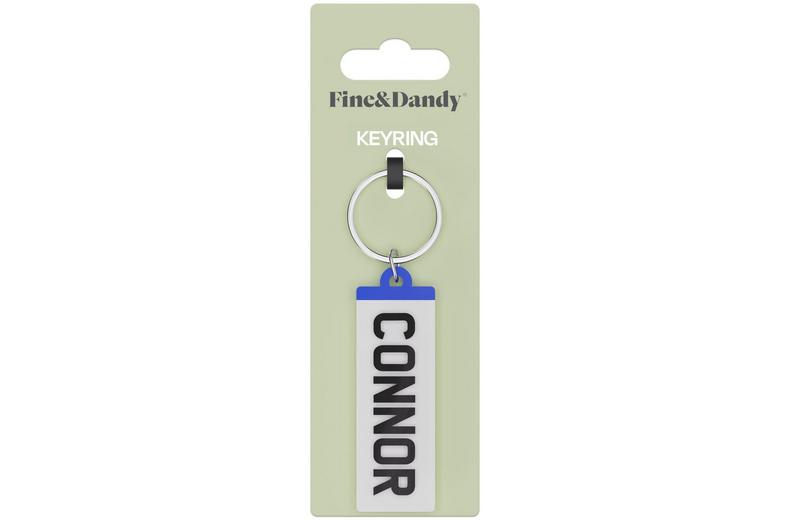 Fine and Dandy Connor Number Plate Keyring Fine and Dandy Connor Number Plate Keyring