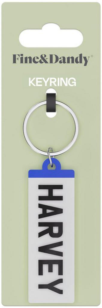 Fine and Dandy Harvey Number Plate Keyring