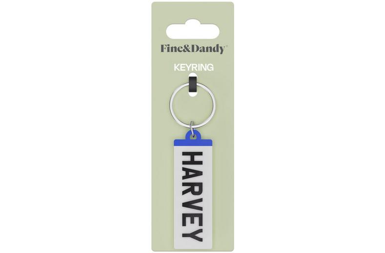 Fine and Dandy Harvey Number Plate Keyring Fine and Dandy Harvey Number Plate Keyring