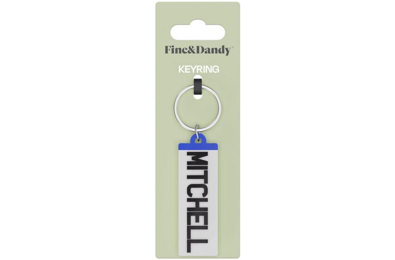 Fine and Dandy Mitchell Number Plate Keyring Fine and Dandy Mitchell Number Plate Keyring