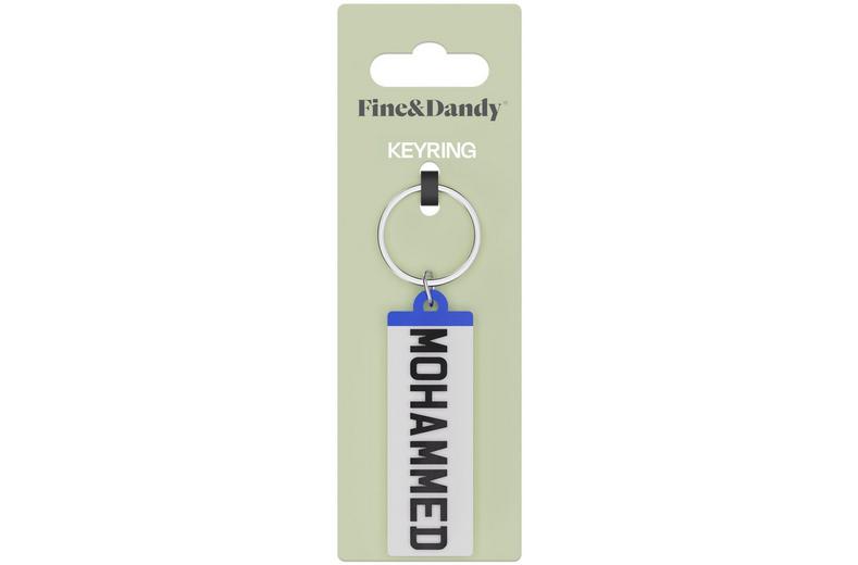 Fine and Dandy Mohammed Number Plate Keyring Fine and Dandy Mohammed Number Plate Keyring