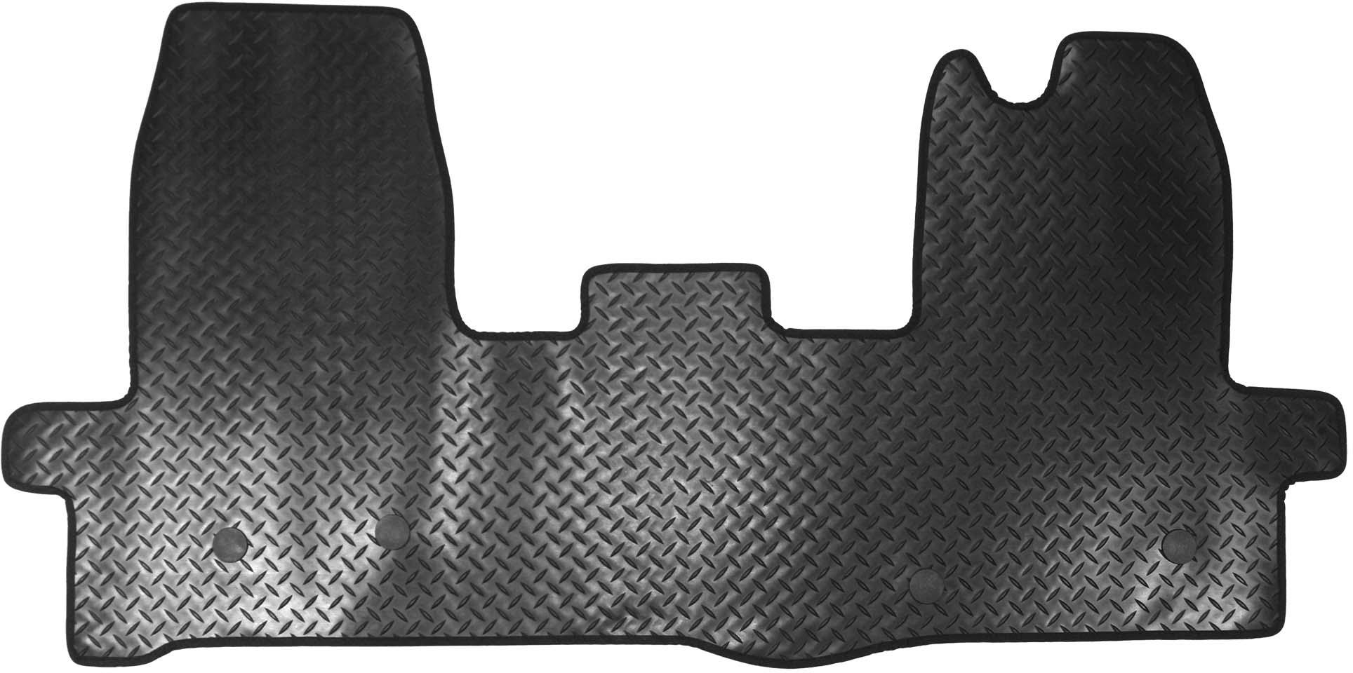 Halfords Ford Transit - Rubber Van Mat 4 Clips (Ww5052)