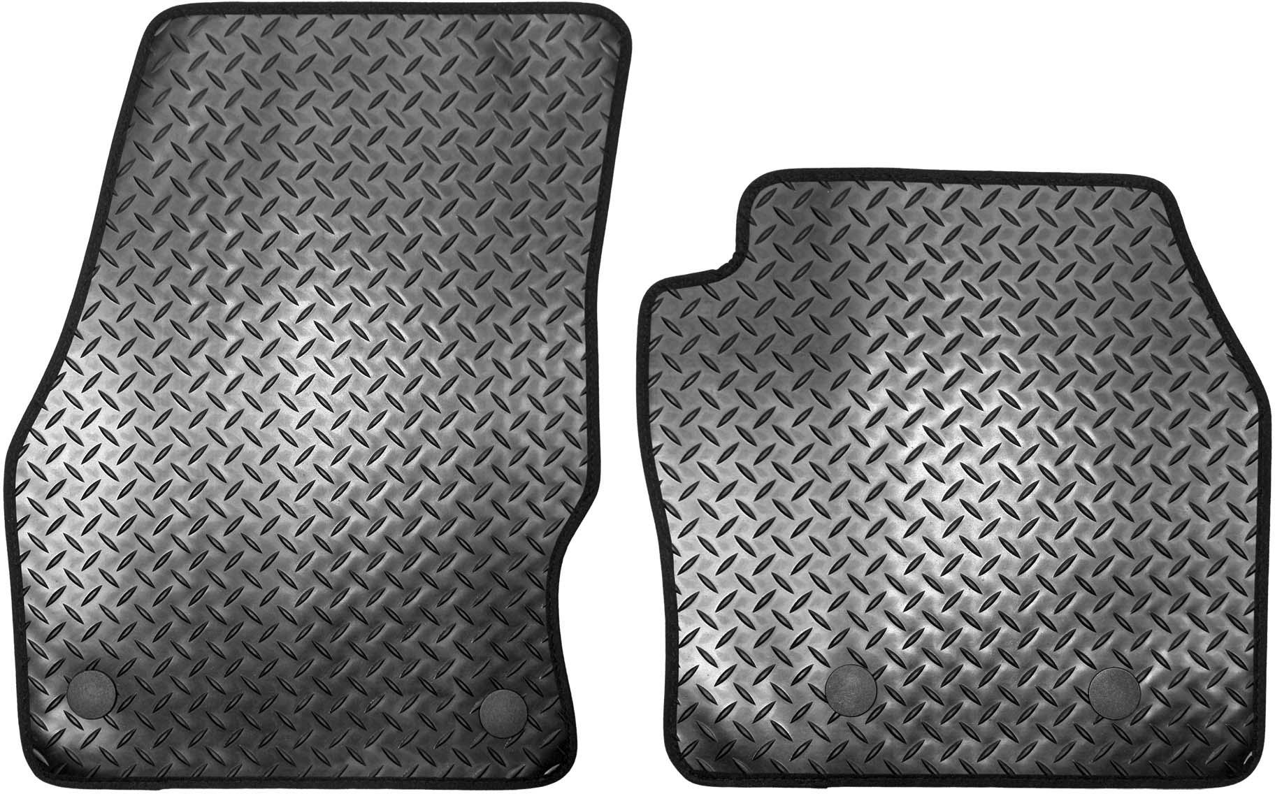 Halfords Ford Transit Connect - Rubber Van Mats 4 Clips (Ww57166)