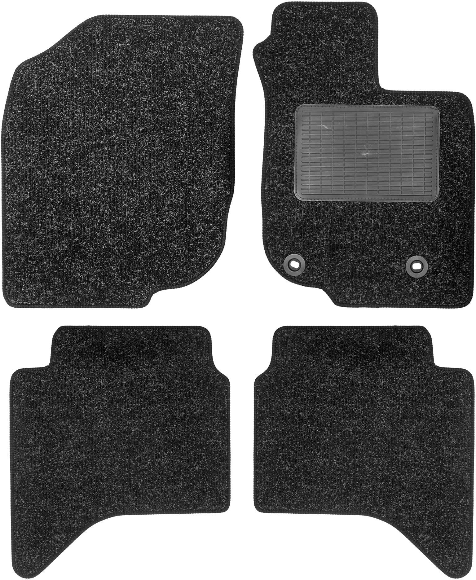 Halfords Toyota Hi-Lux Double Cab - Heavy Duty Carpet Van Mat 2 Clips (Ss4840)