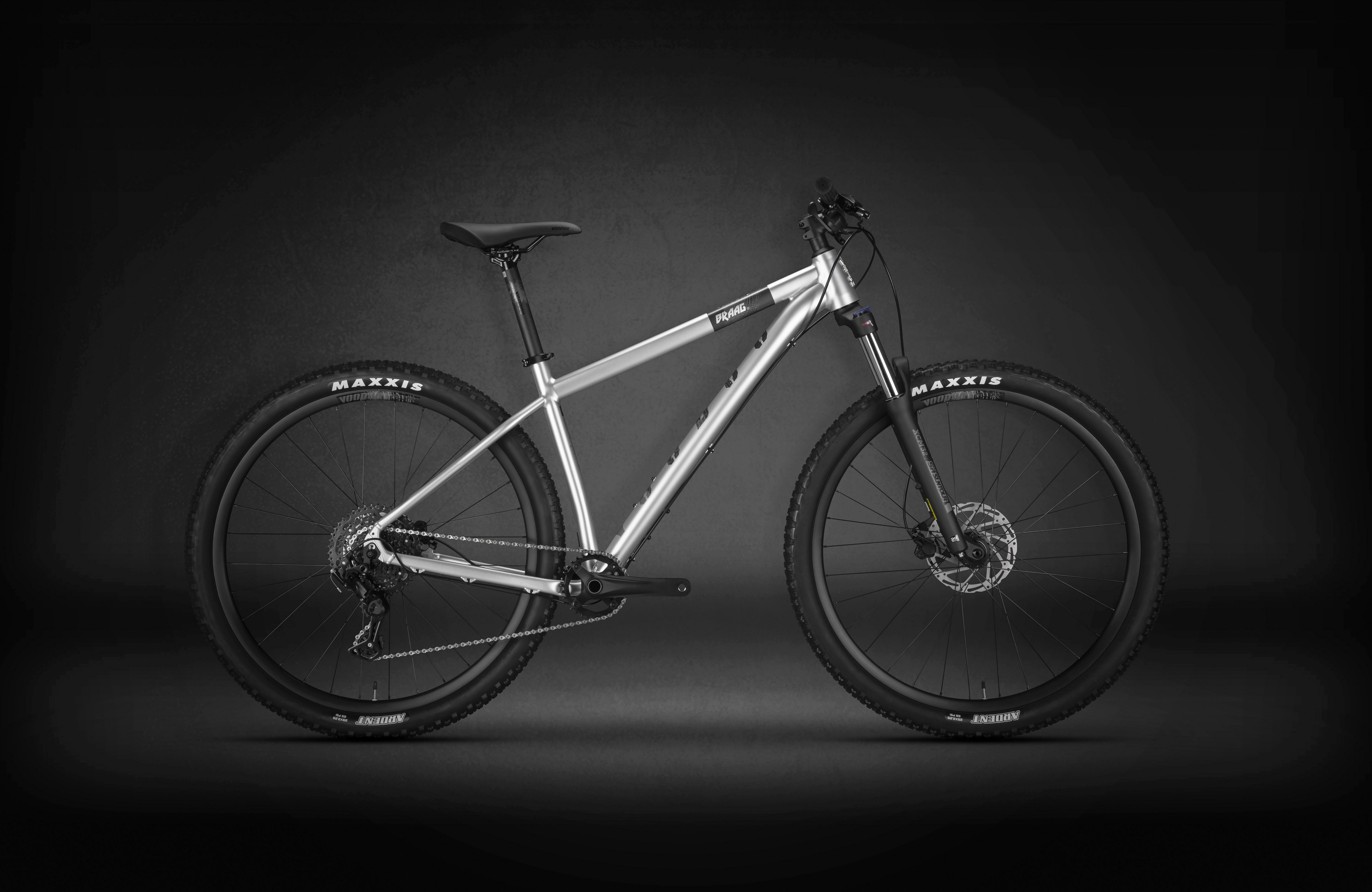 Voodoo Braag Mens Mountain Bike - Silver - XL Frame
