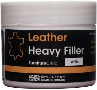 Furniture Clinic Leather Repair Filler 50ml White