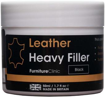 Furniture Clinic Leather Repair Filler 50ml Black
