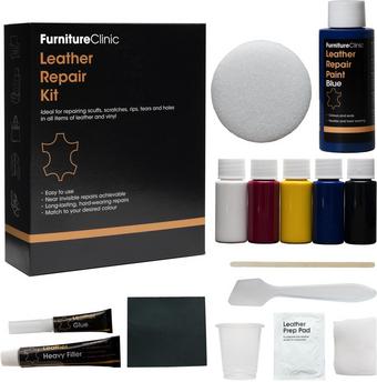 Furniture Clinic Complete Leather Repair Kit - Blue