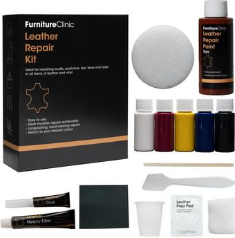 Furniture Clinic Complete Leather Repair Kit - Tan
