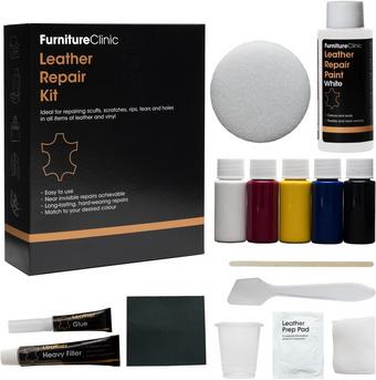 Furniture Clinic Complete Leather Repair Kit - White