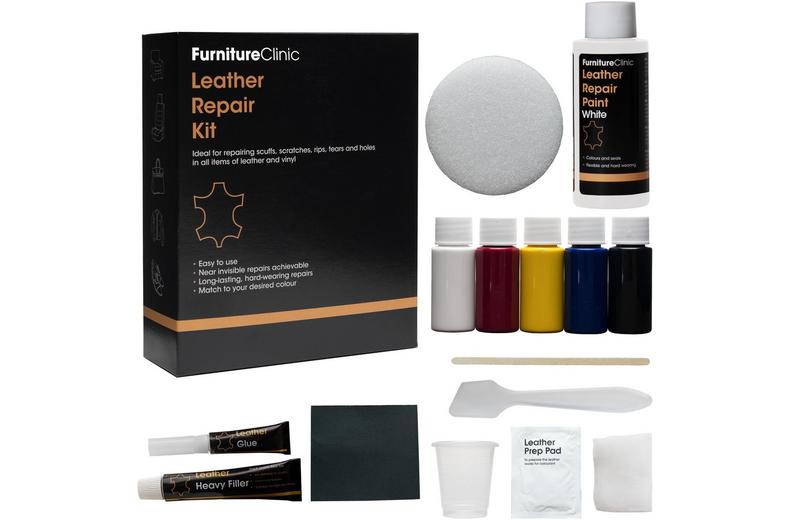 Furniture Clinic Complete Leather Repair Kit - White Furniture Clinic Complete Leather Repair Kit - White