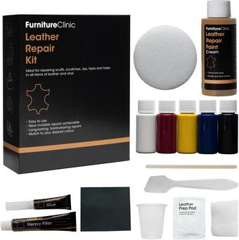 Furniture Clinic Complete Leather Repair Kit - Cream