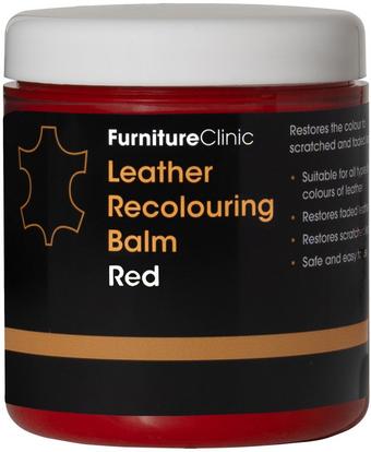 Furniture Clinic Leather Recolouring Balm - Red