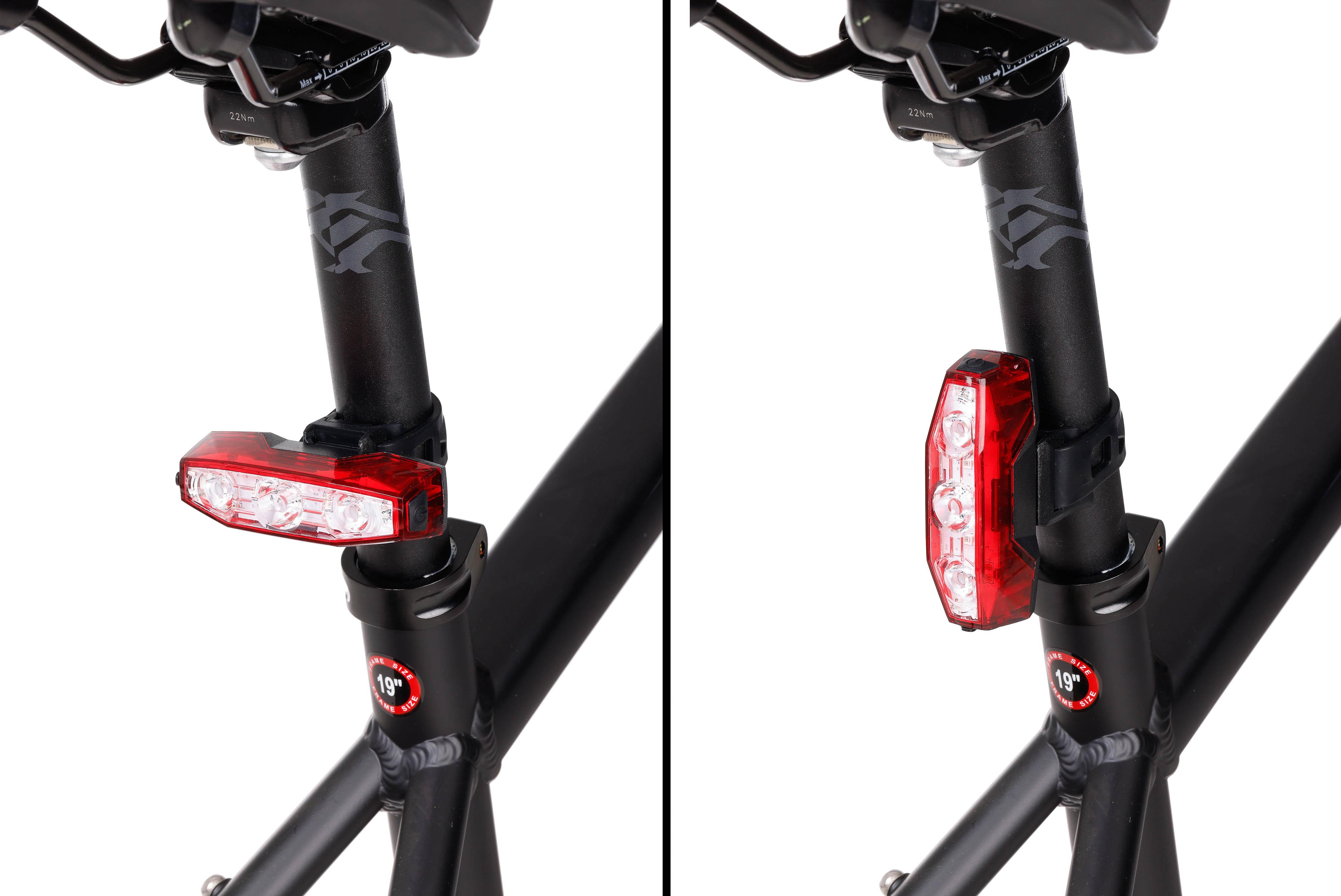 Halfords Front 200 Rear 50 Bike Light Set
