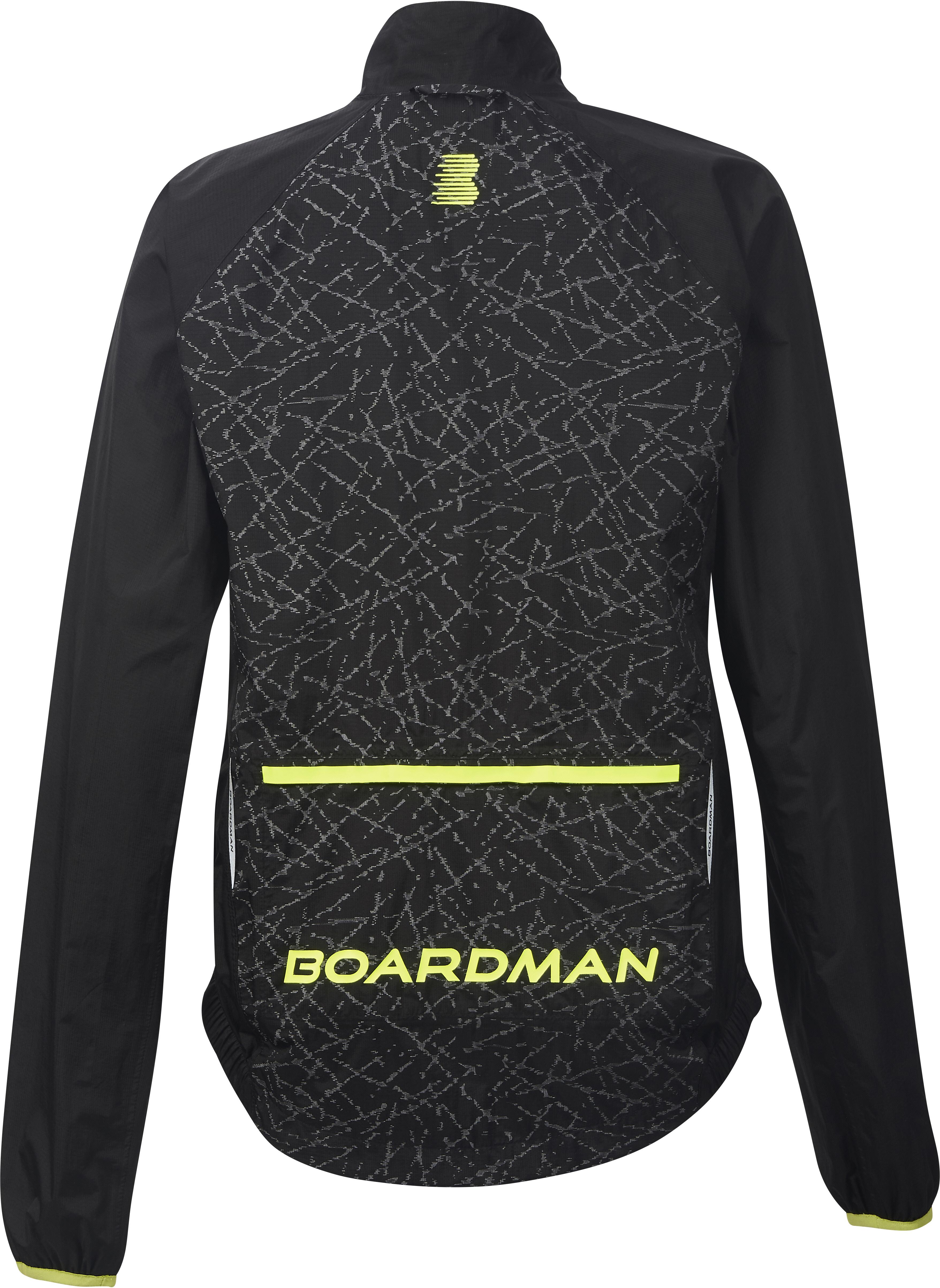 Boardman Womens Reflective Waterproof Jacket Black