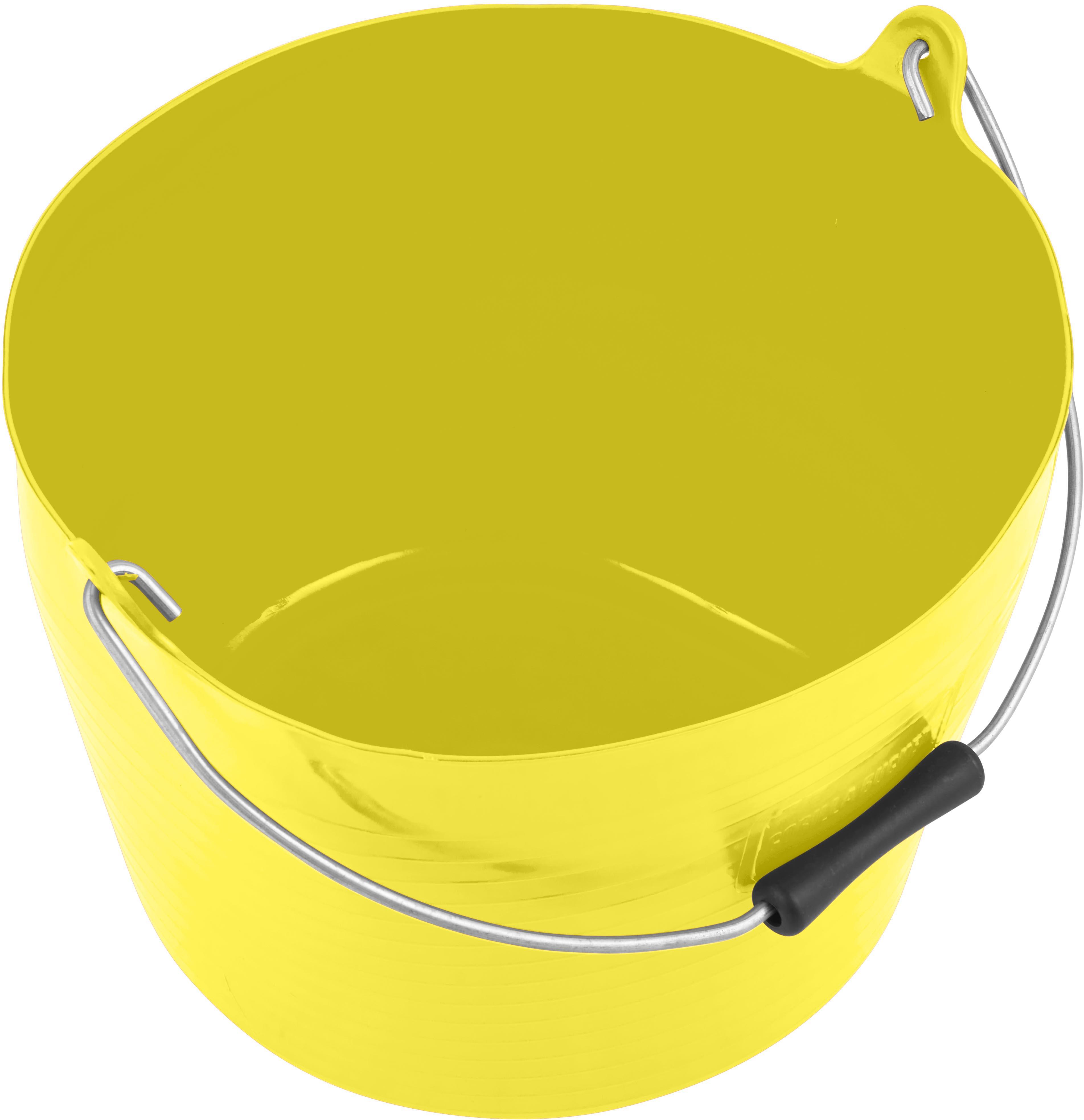 22L Yellow Bucket with Handle