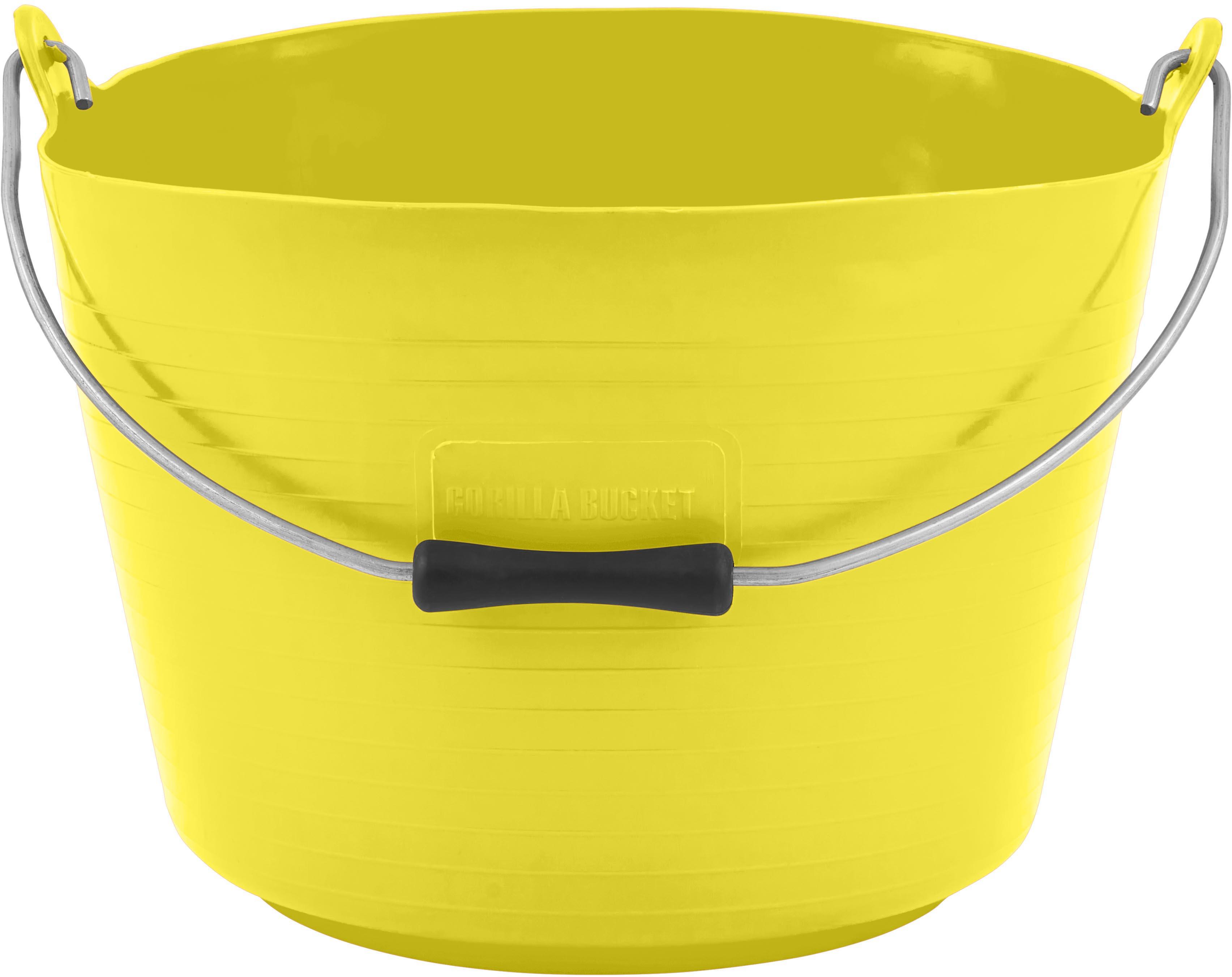 22L Yellow Bucket with Handle
