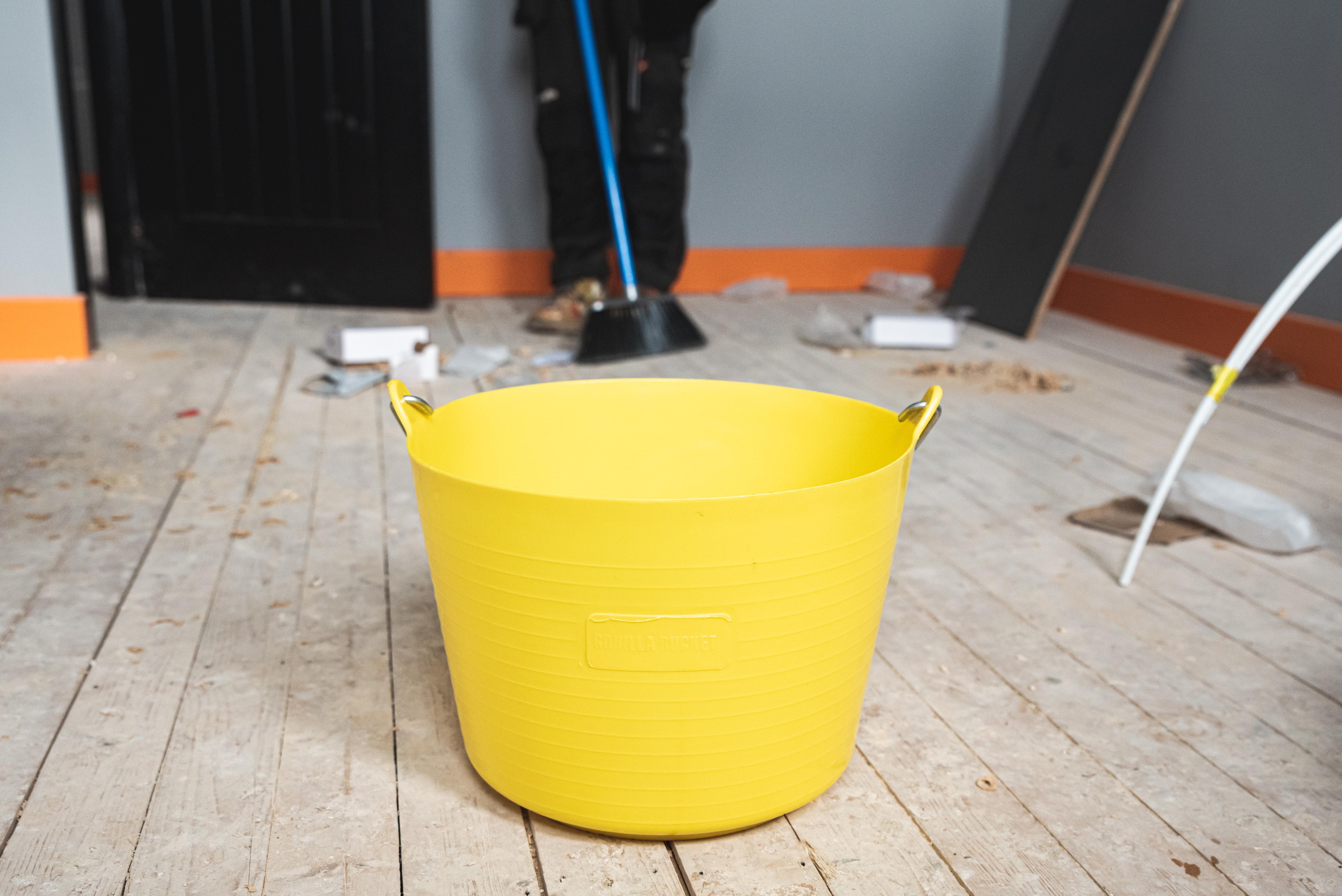 22L Yellow Bucket with Handle