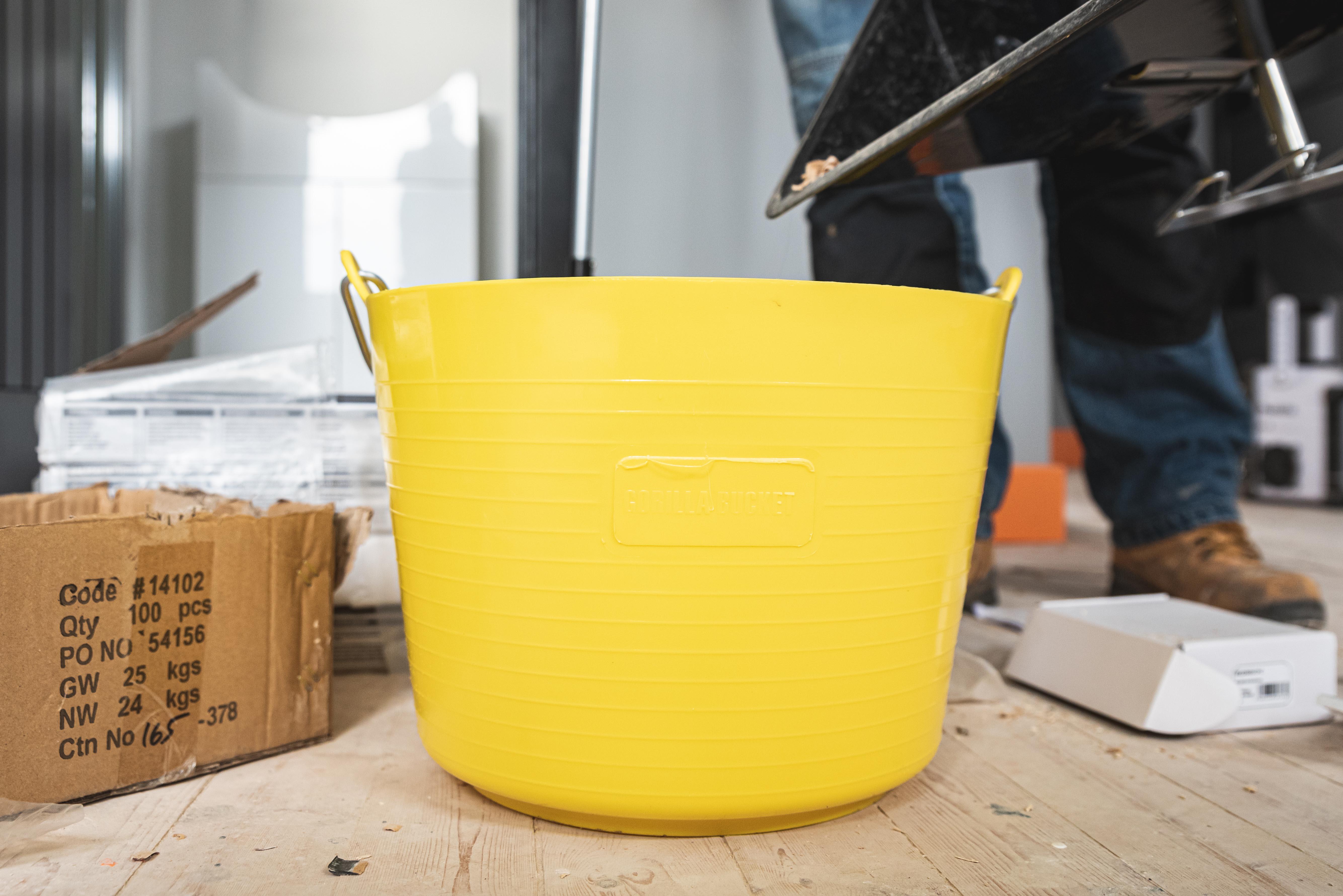 22L Yellow Bucket with Handle
