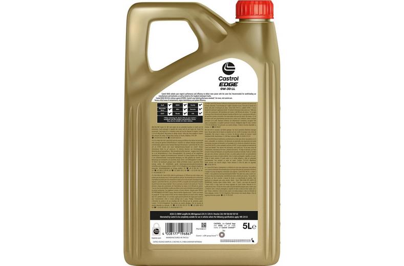 Castrol EDGE 0W-30 LL 5L Castrol EDGE 0W-30 LL 5L