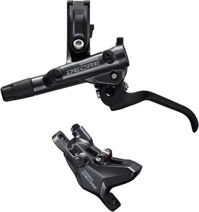 Shimano Deore BR-M6100/BL-M6100 Disc Brake Set 2 Pot Calliper, Rear Left Shimano Deore BR-M6100/BL-M6100 Disc Brake Set 2 Pot Calliper, Rear Left