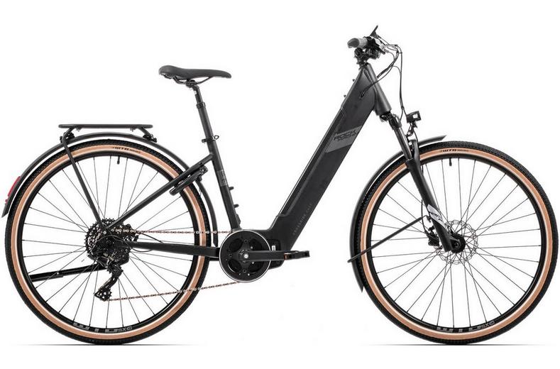 Rock Machine Crossride e450 Touring Electric Bike - Black - M, L Frames Rock Machine Crossride e450 Touring Electric Bike - Black - M, L Frames