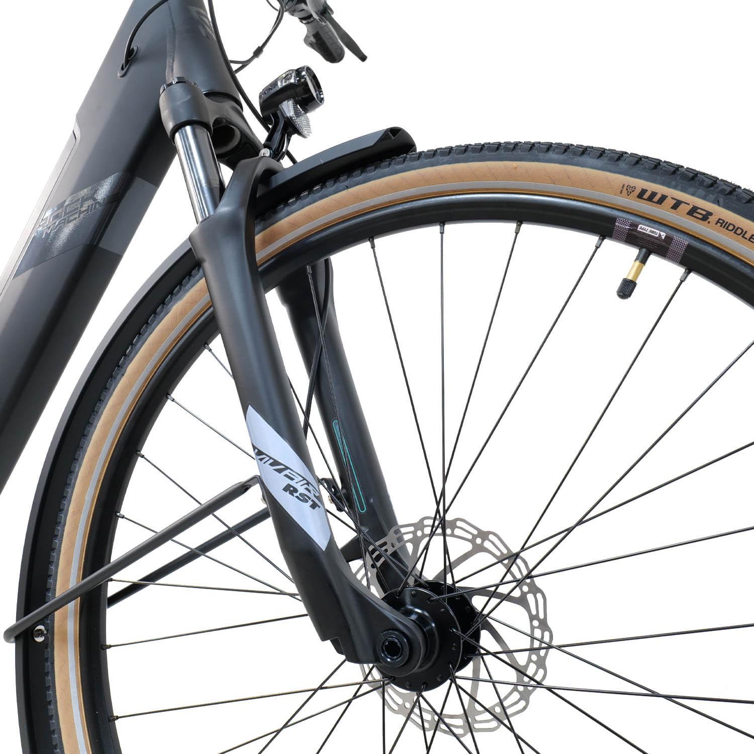Rock Machine Crossride e450 Touring Electric Bike - Black - M, L Frames